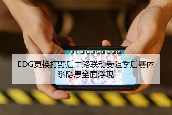 EDG更换打野后中路联动受阻季后赛体系隐患全面浮现